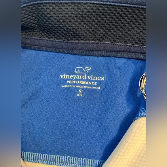 NWT Boys Vineyard Vines Performance Mesh LS Shep Shirt 1/4 Zip Small (8-10) - Picture 8 of 8